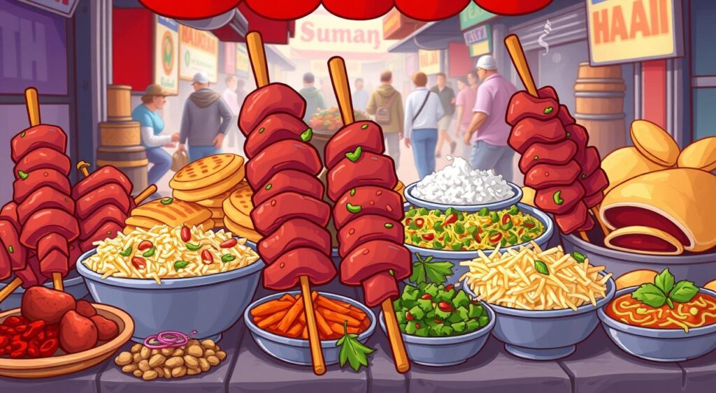 halal street food menu